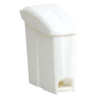 POUBELLE LEONARDO  PEDALE 17L COUVERCLE BLANC