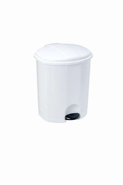 POUBELLE PLASTIQUE A PEDALE RONDE  7L   ESA