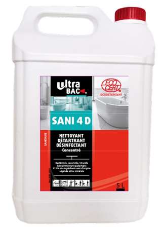 ULTRA BAC SANI 4D CONCENTRE ECOCERT  5KG
