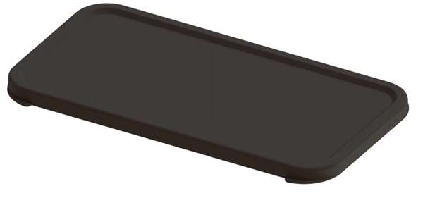 COUVERCLE SEAU NOIR 22L