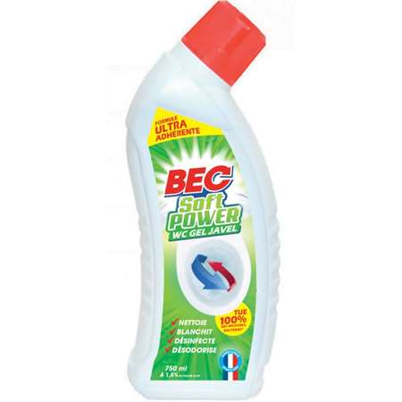 WC GEL JAVEL SOFT POWER  1,5%  BEC  PARF 750ML