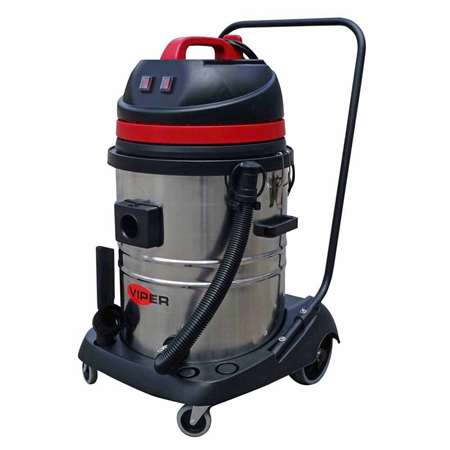 ASPIRATEUR VIPER LSU255 EAU/POUSSIERE 2000W CHROME 55L