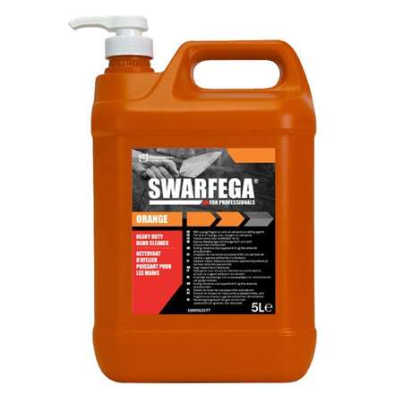 SAVON DEB LOTION ATELIER SWARFEGA ORANGE BIDON POMPE 5L